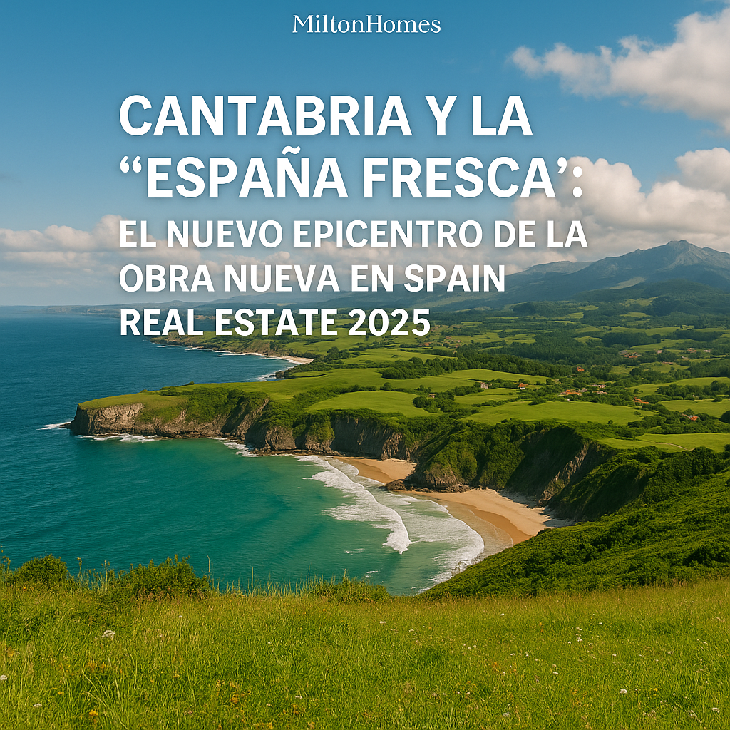 Cantabria y la “España Fresca”: El Nuevo Epicentro de la Obra Nueva en Spain Real Estate 2025